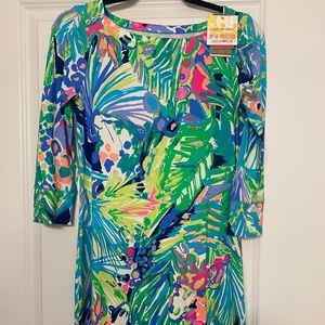 NWT Lilly Pulitzer Sophie Dress Multi Purrfect Size Small